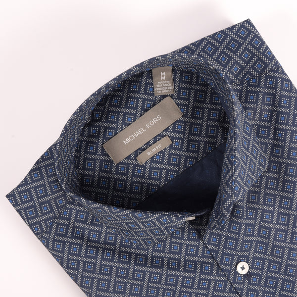 MK Navy Premium Printed Shirt